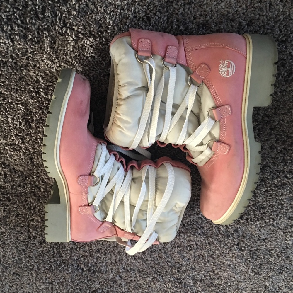 Pink timberlands